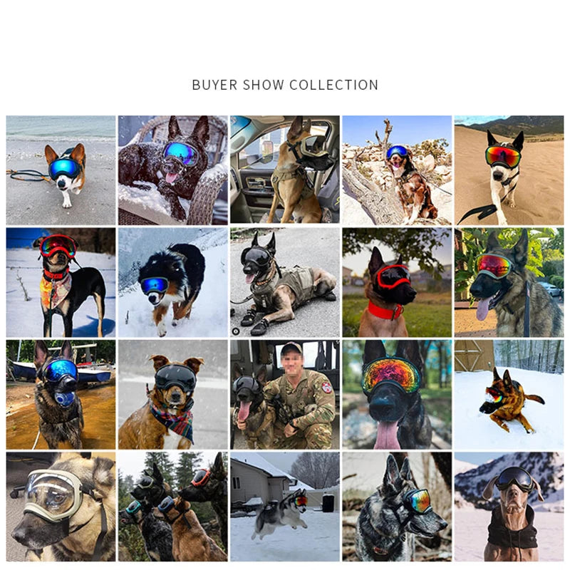 PETRAVEL CN Dog Goggles Anti UV Sunglasses For Travel Protection