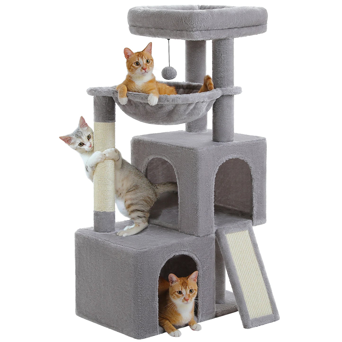 PAWZ Road Multi Level Cat Tree With Condos Hammock