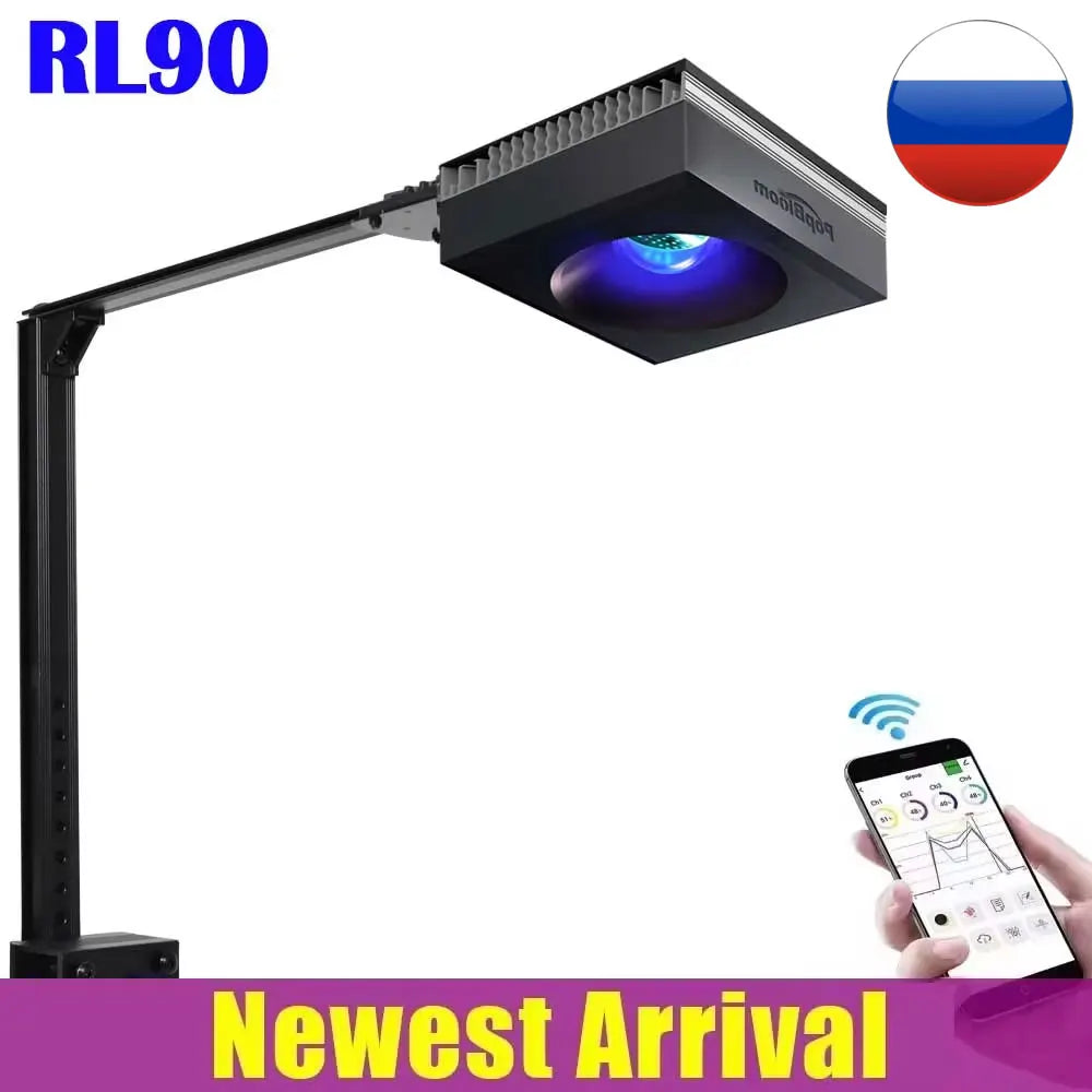 PopBloom LED Saltwater Reef Aquarium Lamp With Adjustable Timer