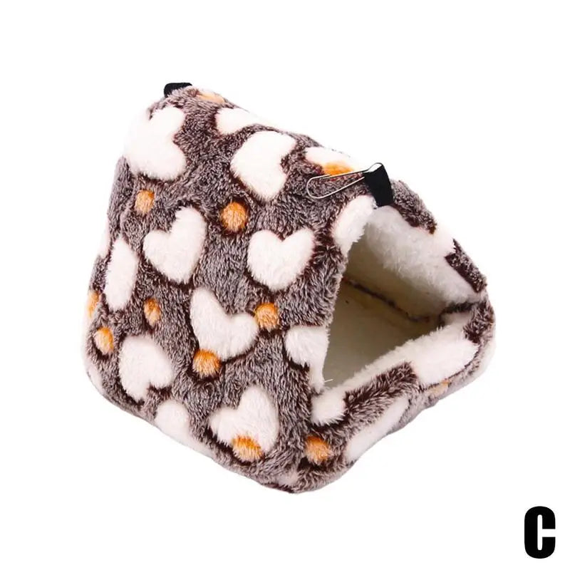 Plush Pet Nest Hammock For Small Animals Buckle Fastening Warm