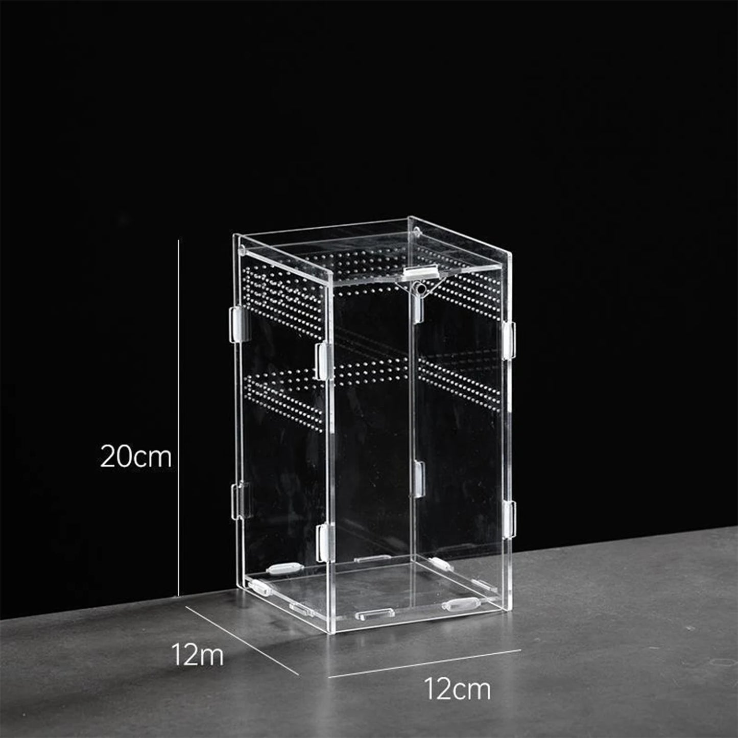 Acrylic Reptile Breeding Box Enclosure For Terrarium Habitat