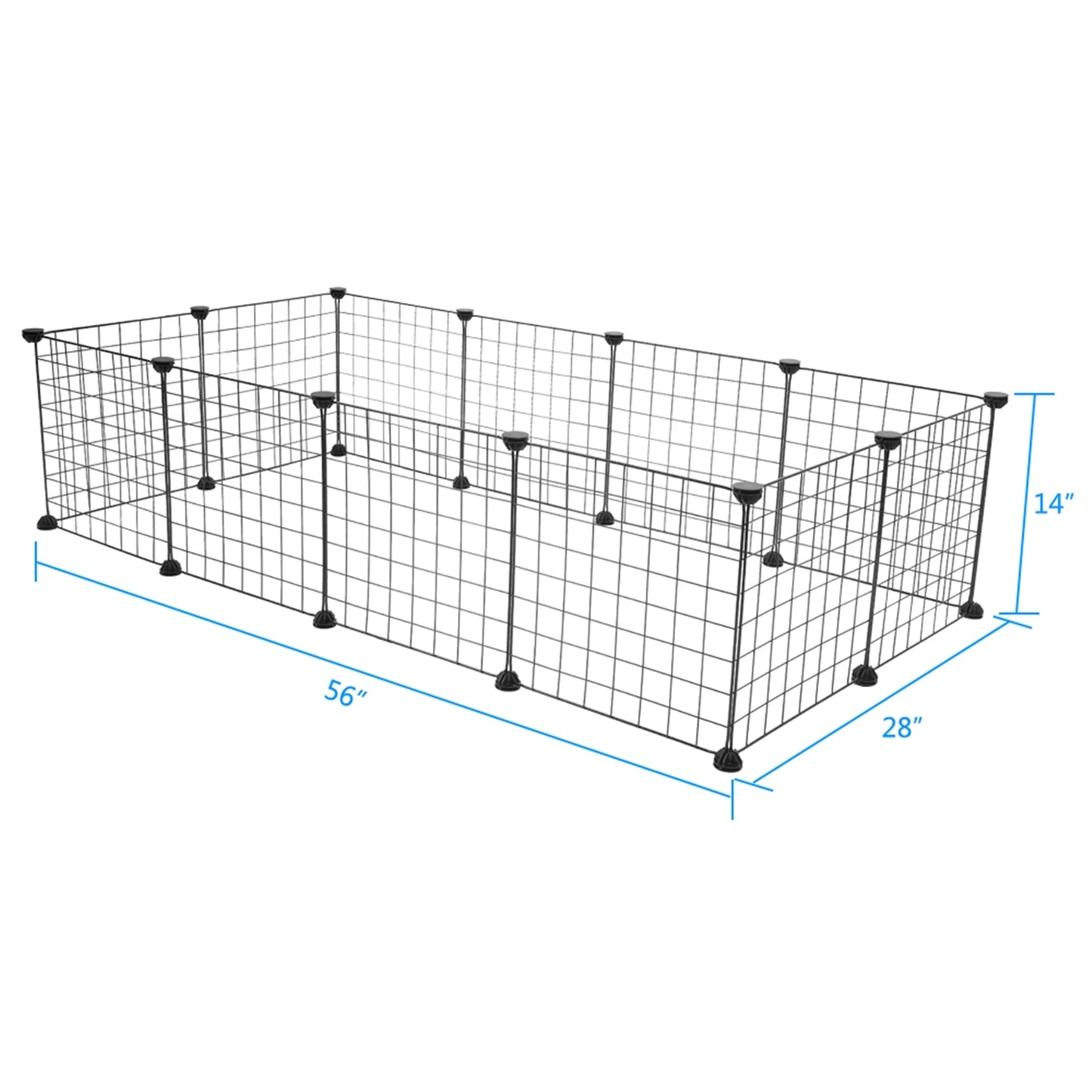 Portable Metal Pet Playpen Indoor Small Animals Guinea Pigs And Rabbits