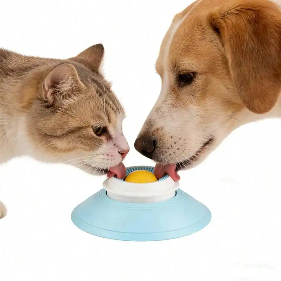 Pet Lick Ball Puzzle Feeder For Dogs And Cats Slow Feed Interactive Toy