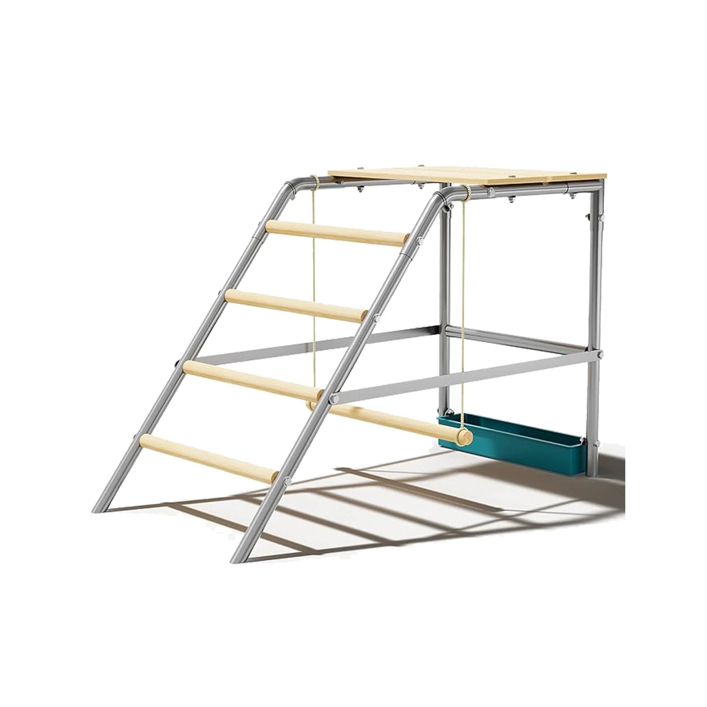 Chicken Perch For Coop With Ladder Design Weatherproof Roosting Bars