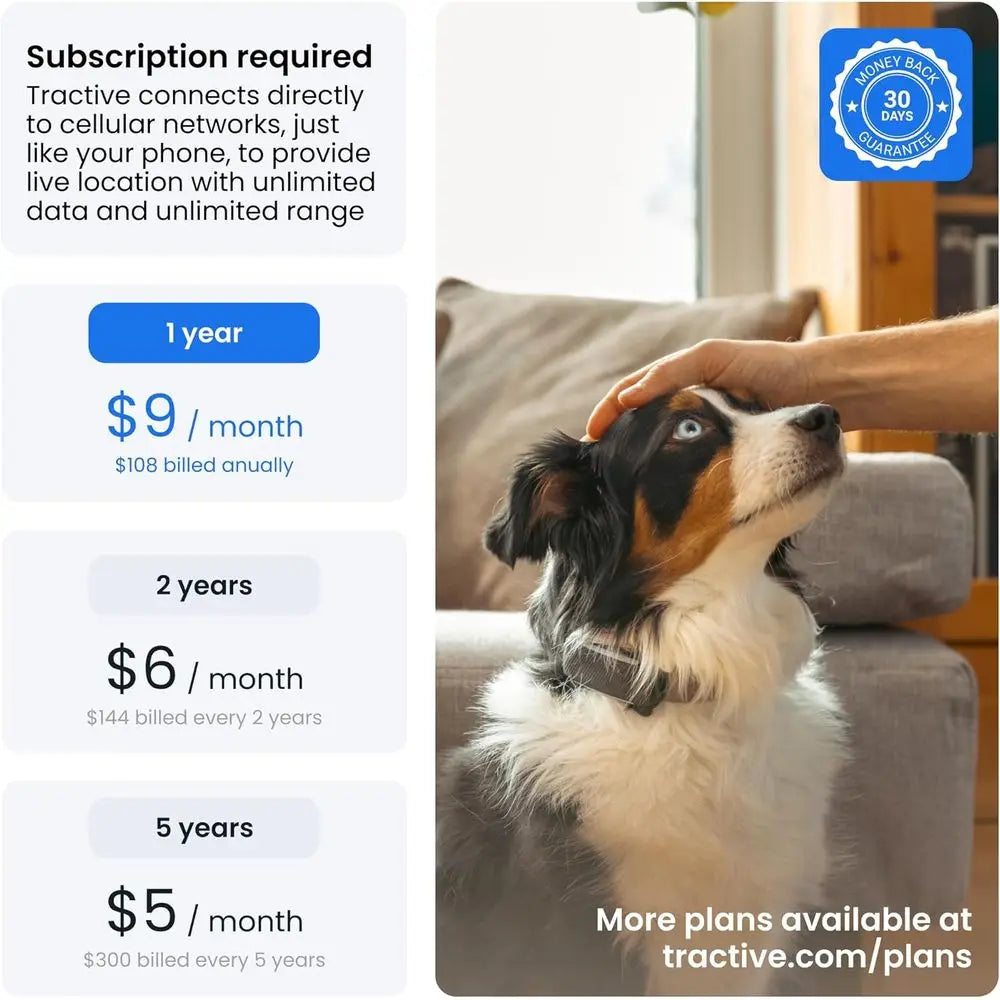 Smart Dog GPS Tracker With Live Location And Virtual Fence Bark Detection