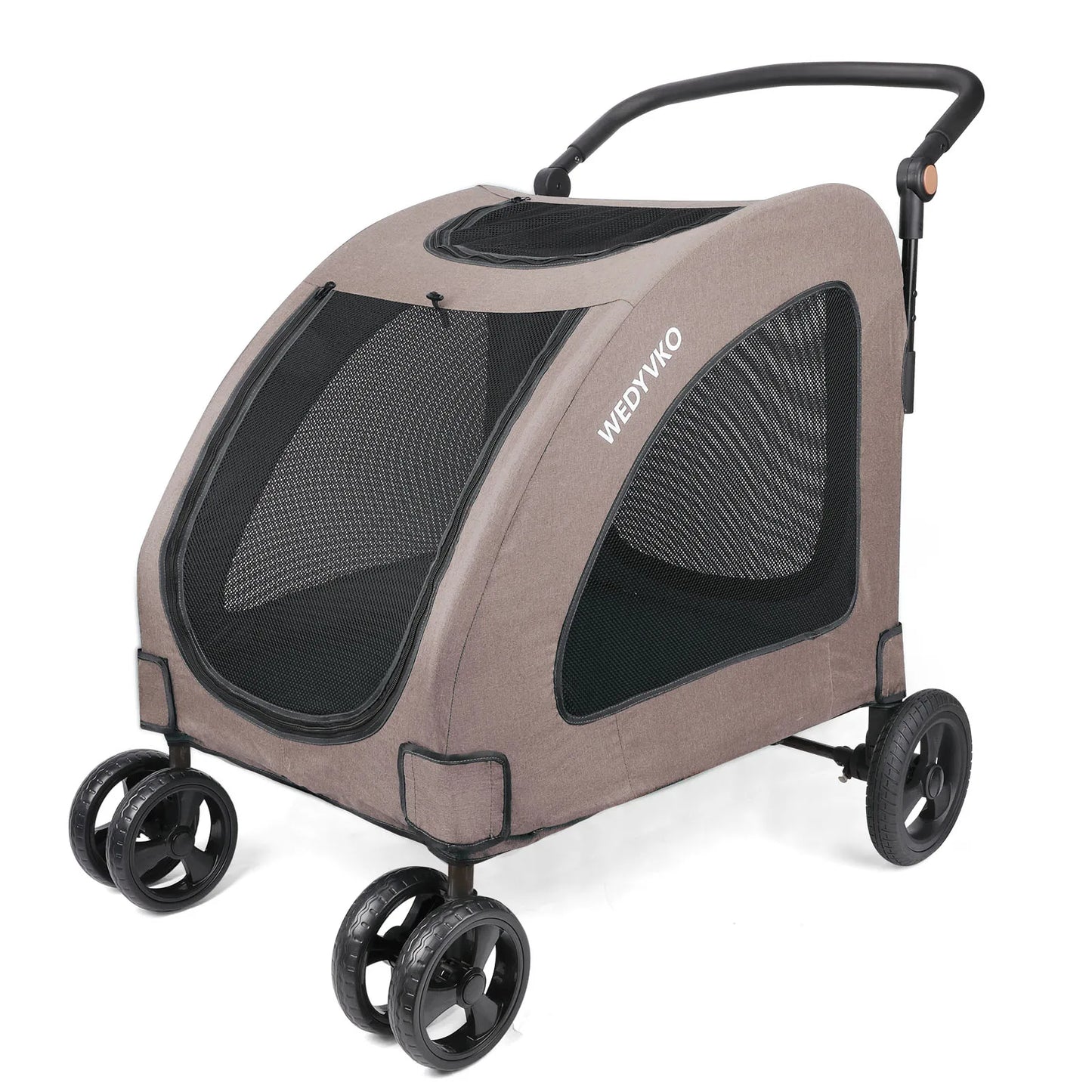 Heavy Duty Foldable Dog Stroller For Large Dogs 120 Lbs