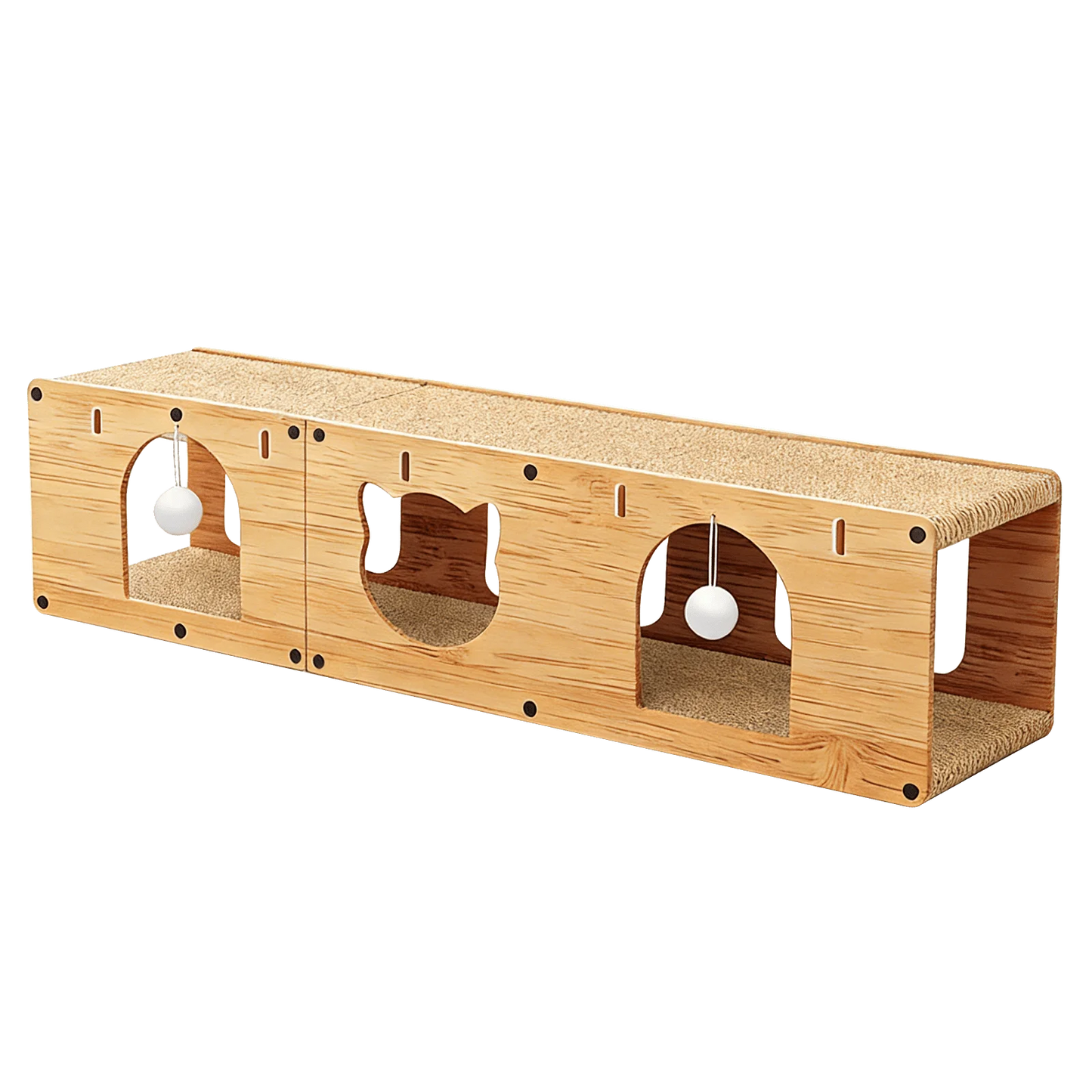 Cardboard Cat Scratcher House, Corrugated Cat Scratcher For Indoor Cats, Extra Large Scratching Board Pad