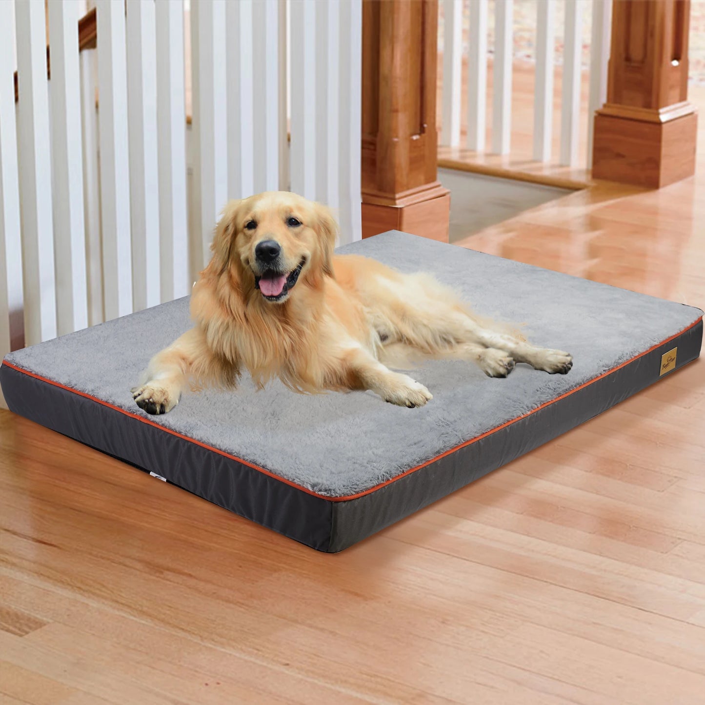Bingopaw Orthopedic Memory Foam Dog Bed Waterproof Non Slip Removable Cover