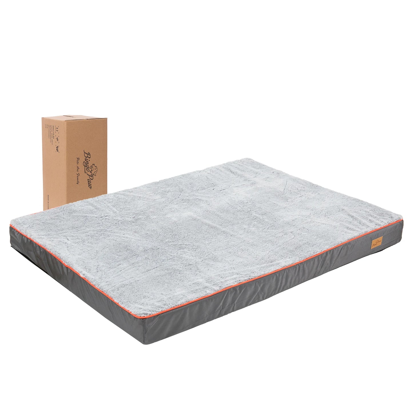 Bingopaw Orthopedic Memory Foam Dog Bed Waterproof Non Slip Removable Cover