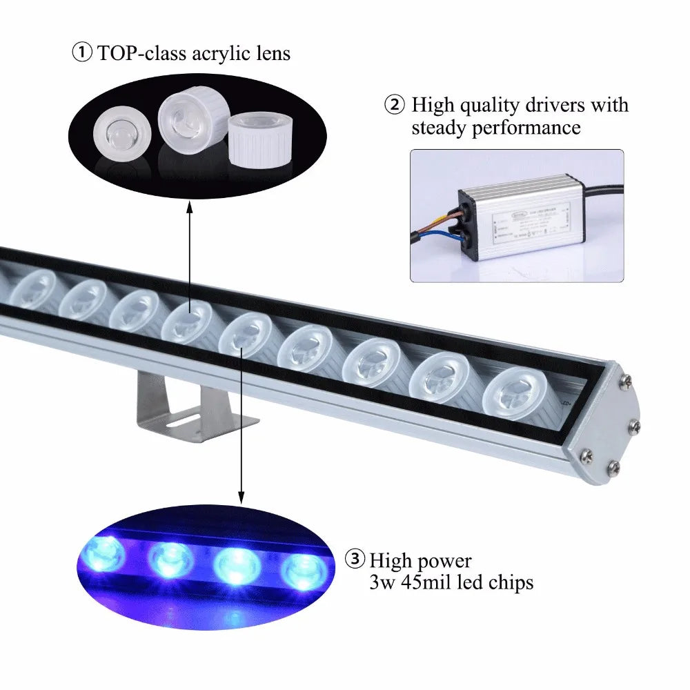 Populargrow High Efficiency Led Light For Coral Reef Aquariums