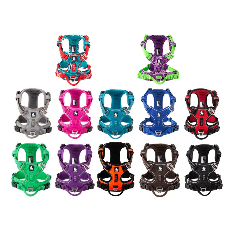 TrueLove CN Reflective No Pull Dog Harness Adjustable For All Breeds