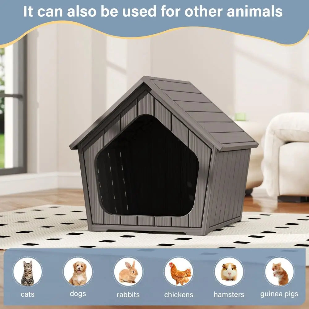 Outdoor Weatherproof Resin Cat House For Outdoor And Indoor Cats