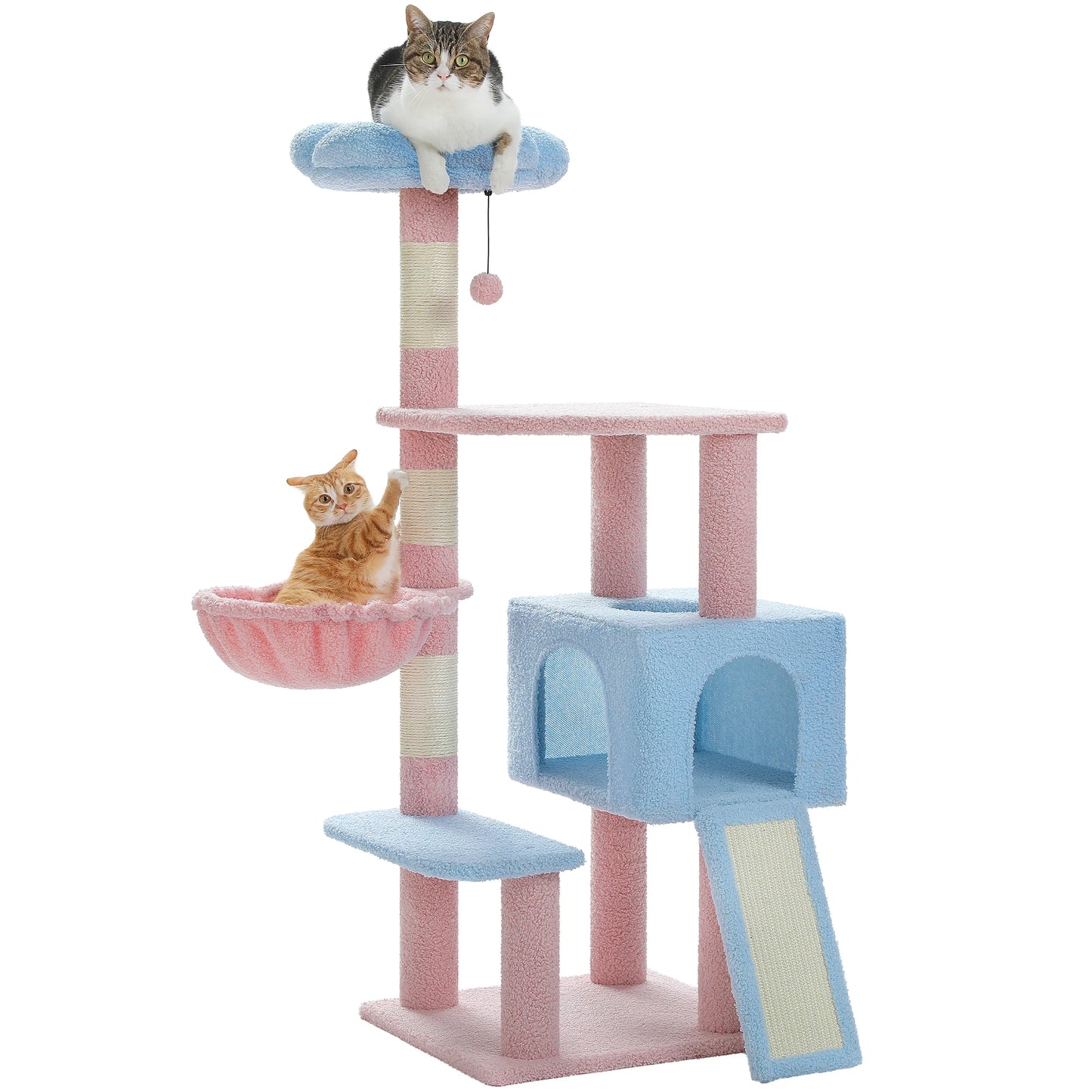 PAWZ Road Flower Cat Tree Multi Level Tower With Sisal Scratching Posts