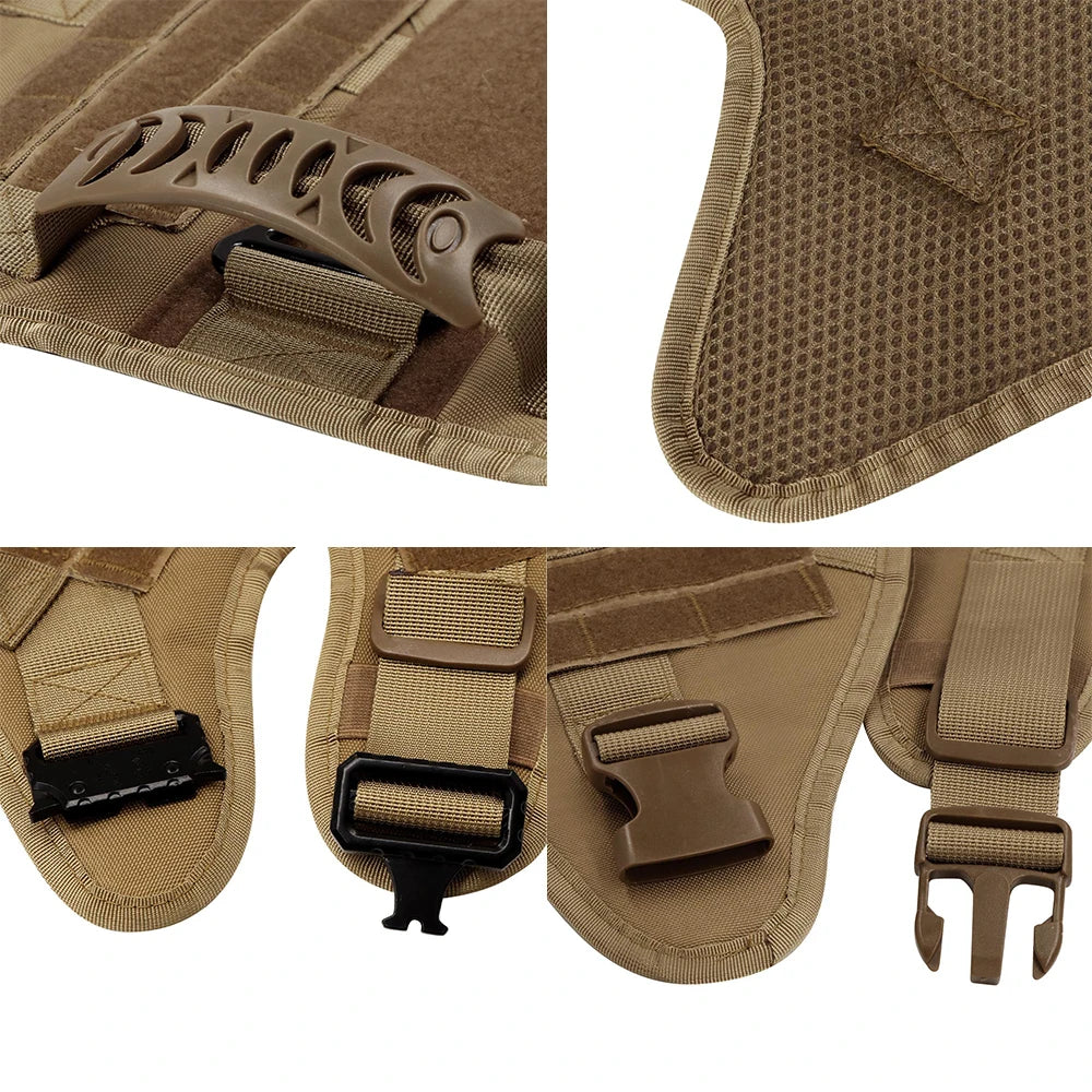 Dog Harness And Leash Set Padded Training Vest For German Shepherd Malinois