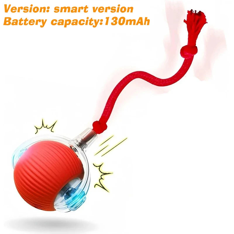 Automatic Rolling Interactive Dog Ball Toy Rechargeable Smart Puppy Toy