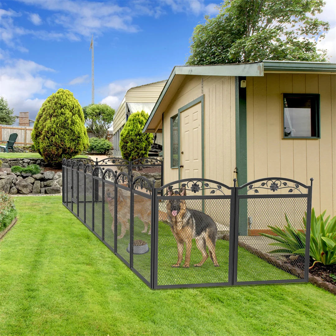 Bingopaw Heavy Duty Dog Playpen Indoor Outdoor Whelping Training