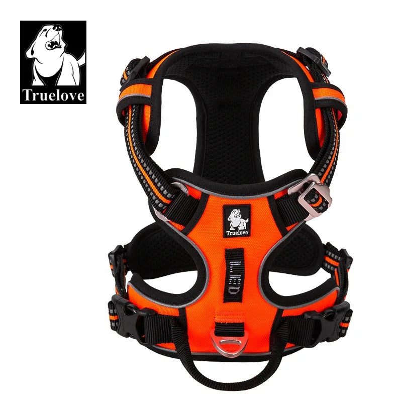 TrueLove CN Reflective No Pull Dog Harness Adjustable For All Breeds
