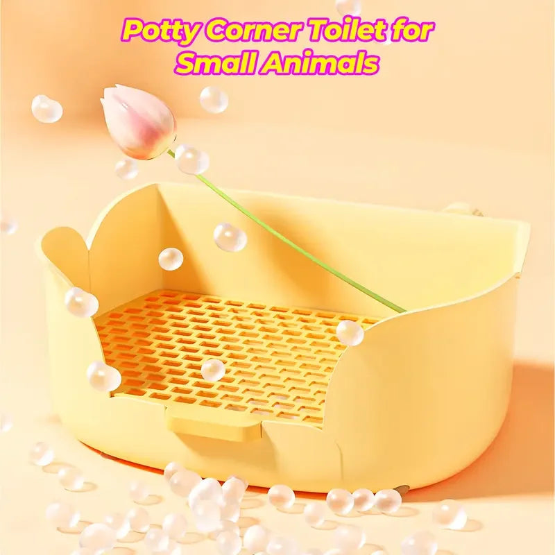 Rabbit Litter Box Potty Corner Trainer For Animals