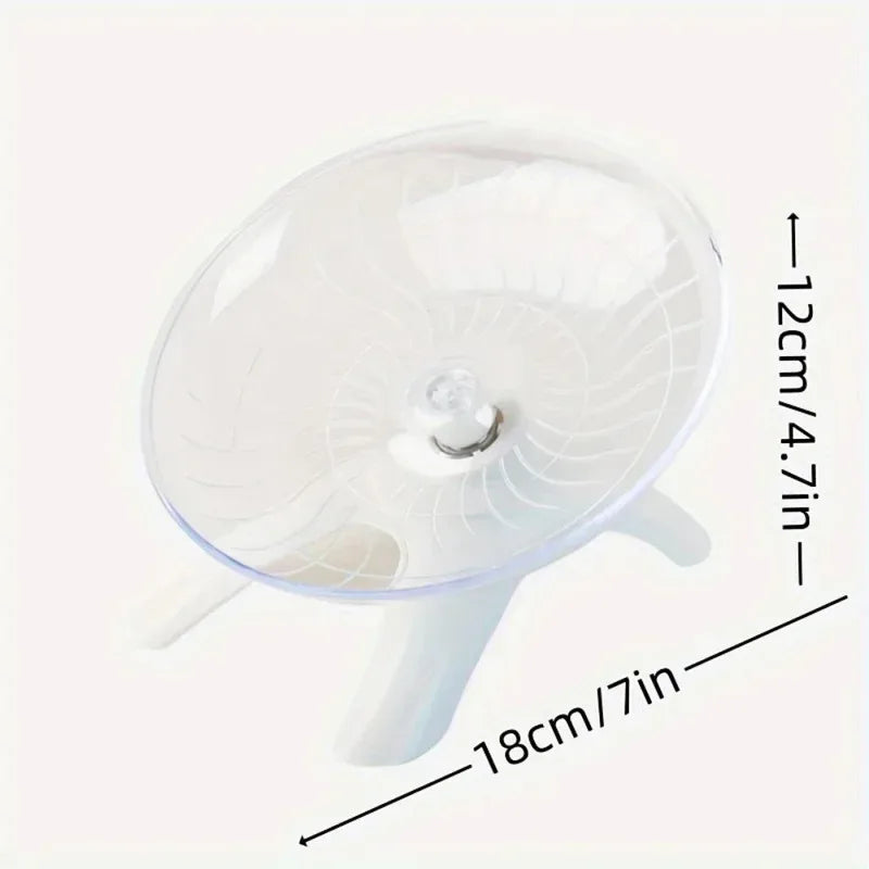 Hamster Running Wheel Toy Silent Rotating Exercise Disc