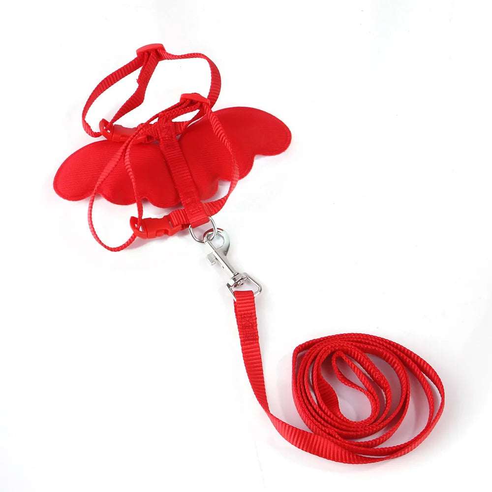 Angel Wings Harness And Leash For Small Pets Hamster Bunny
