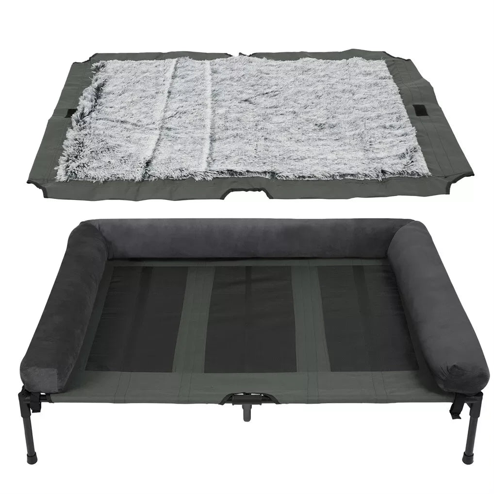 BINGOPAW Elevated Cooling Dog Bed With Breathable Mesh Cot