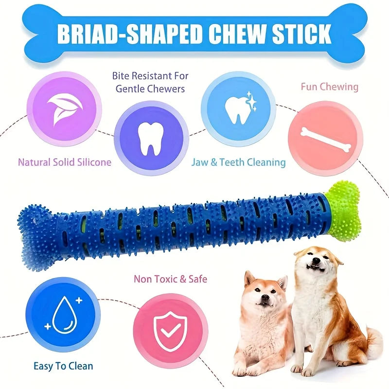 NOVELTY MOON Dog Dental Chew Toy for Teeth Cleaning and Training