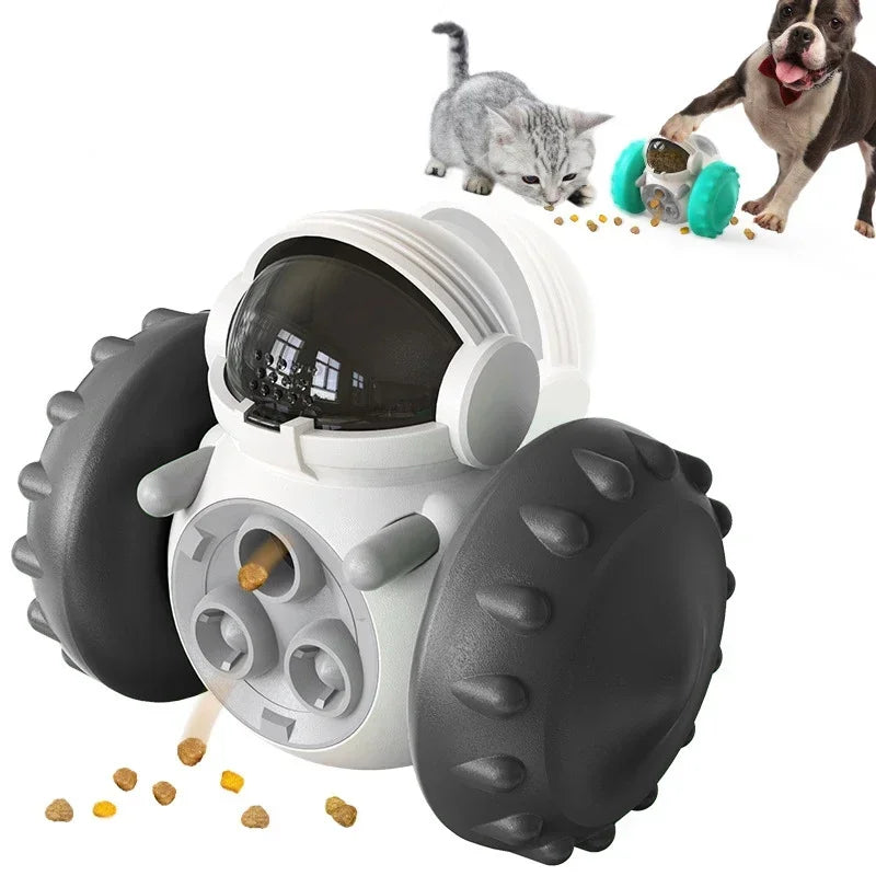 Dog Food Dispenser Puzzle Toy Interactive Slow Feed For Pets