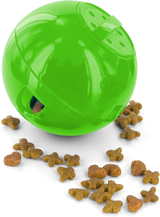 Feeder Ball - Interactive Game for Your Cat - Fill with Food and Treats - Green