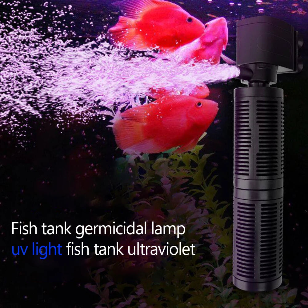 Shunmaii 3 In 1 Silent Aquarium Aeration Pump And Filter