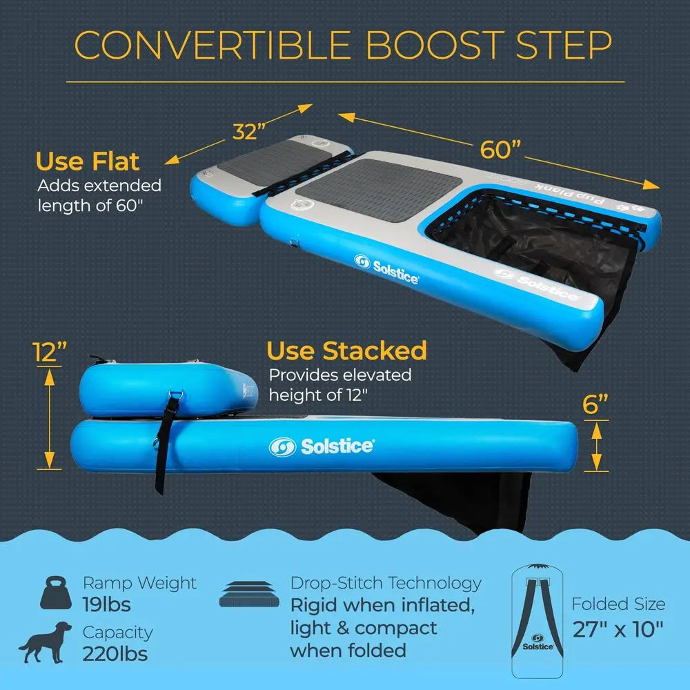 Inflatable Pup Plank Dog Water Ramp for Boats and Docks