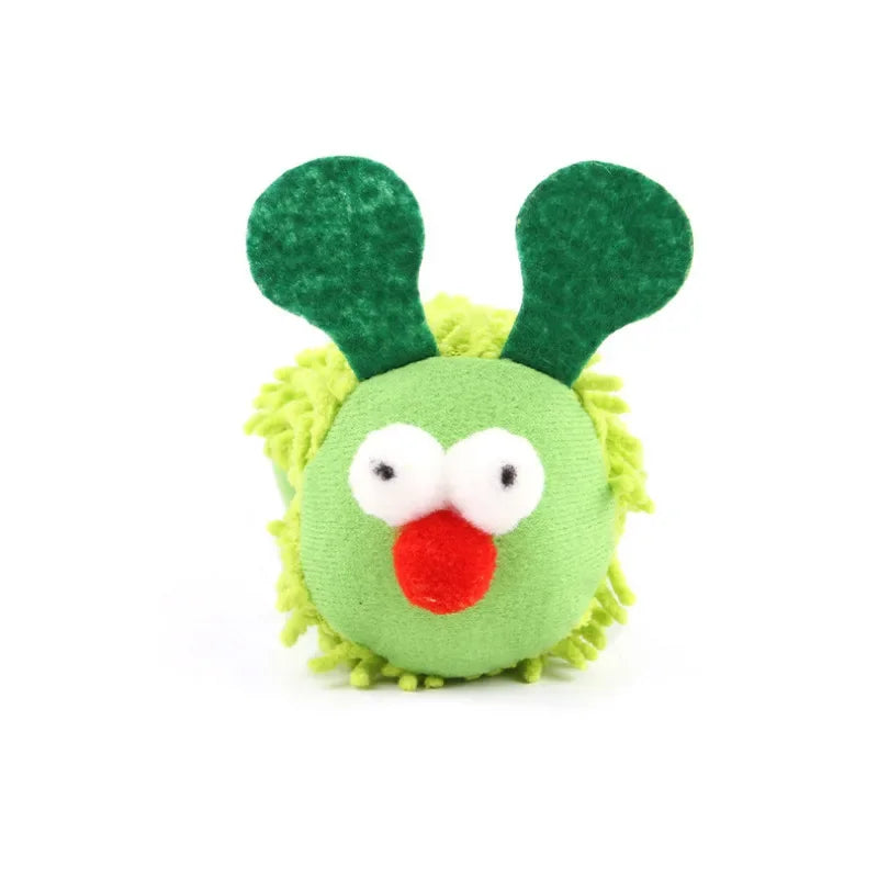 Caterpillar Cat Chew Toy With Catnip And Silvervine For Cats