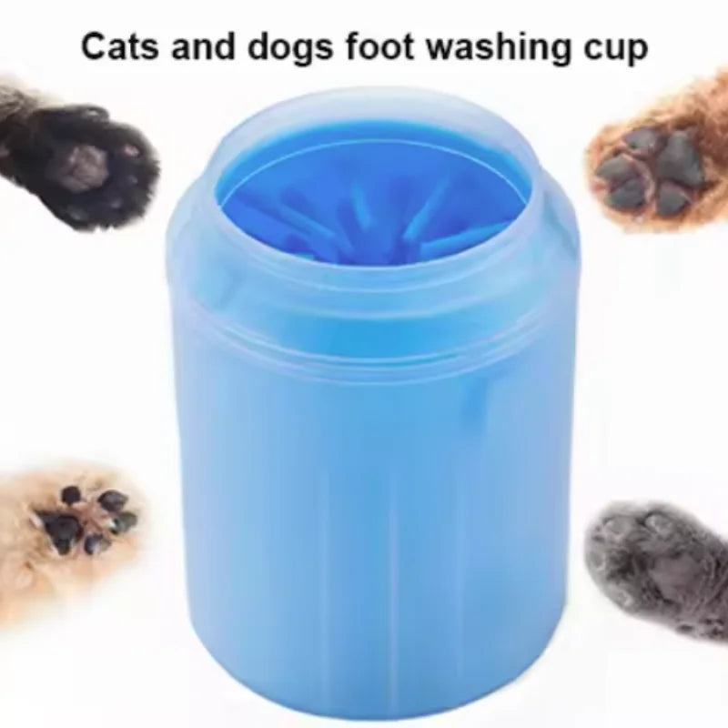 Pet Paw Cleaner Soft Silicone Foot Brush for Easy Pet Cleaning