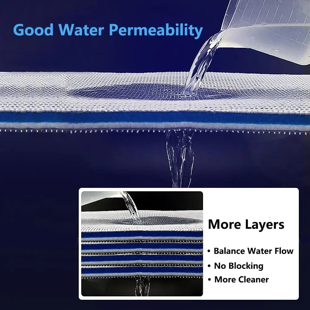 Nano Bio Sponge Aquarium Filter Media for Efficient Water Filtration