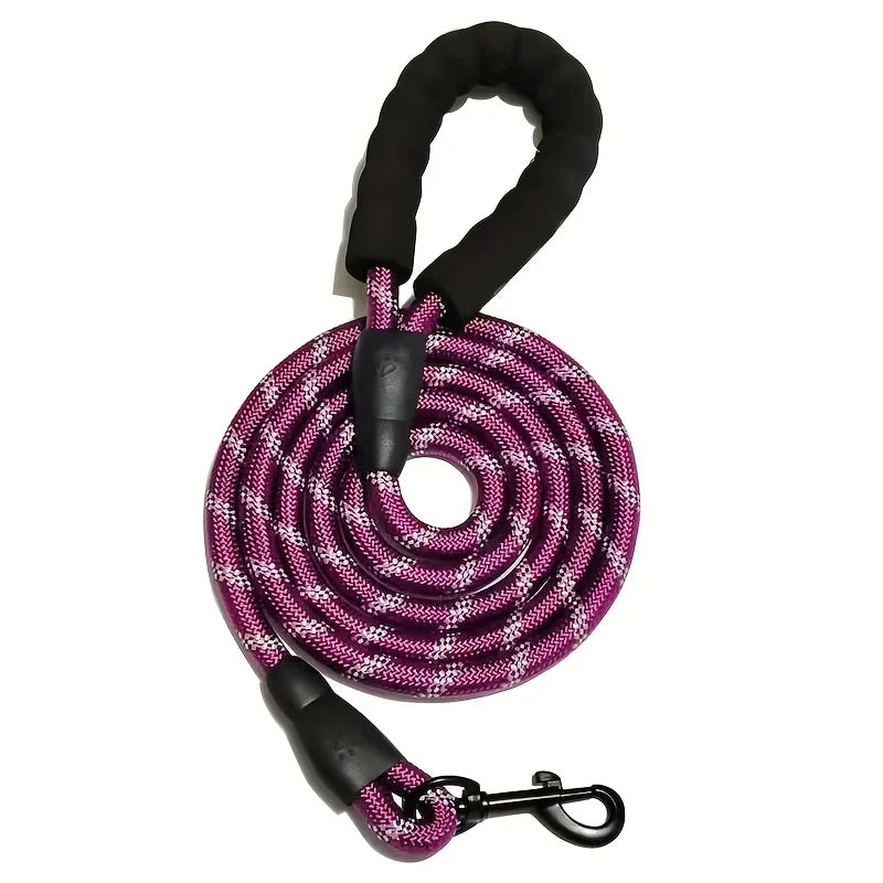 Reflective Dog Leash With Soft Handle And Reinforced Build