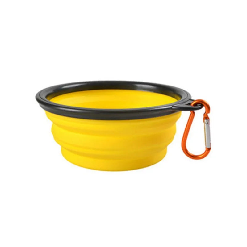Pet Travel Collapsible Bowl Durable TPR For Cats And Dogs