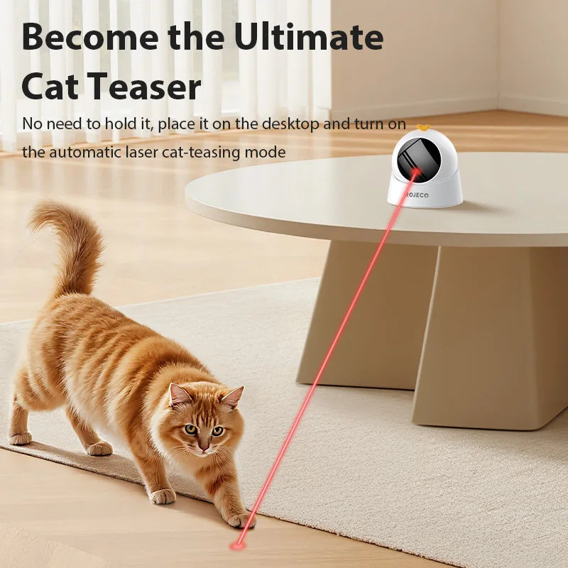 ROJECO Automatic Cat Laser Toy Interactive 360 Degree Indoor Play