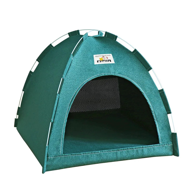 Foldable Cat And Dog Tent Four Seasons Outdoor Nest Breathable