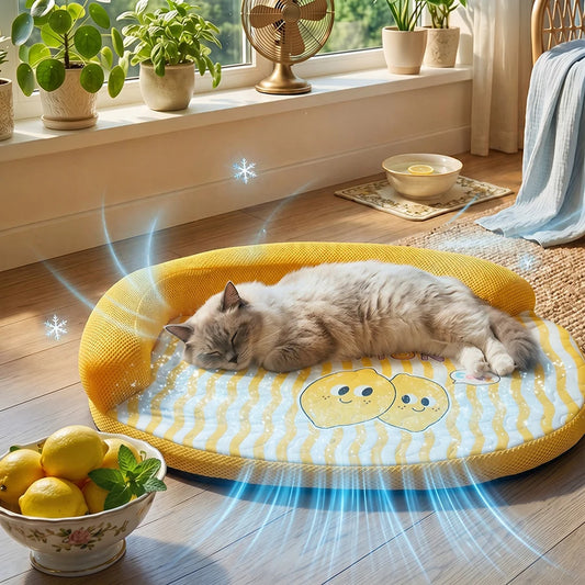 1 Piece Spring and Summer Pet Sofa Bed, Removable and Washable Dog Bed, Cool and Breathable Cat Bed and Dog Bed Suitable for Small and Medium-Sized Pets