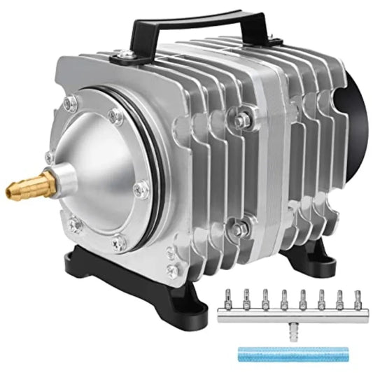 Aluminum Housing Aquarium Air Pump 600 1000 1200 1750 GPH Bubbler For Aquariums