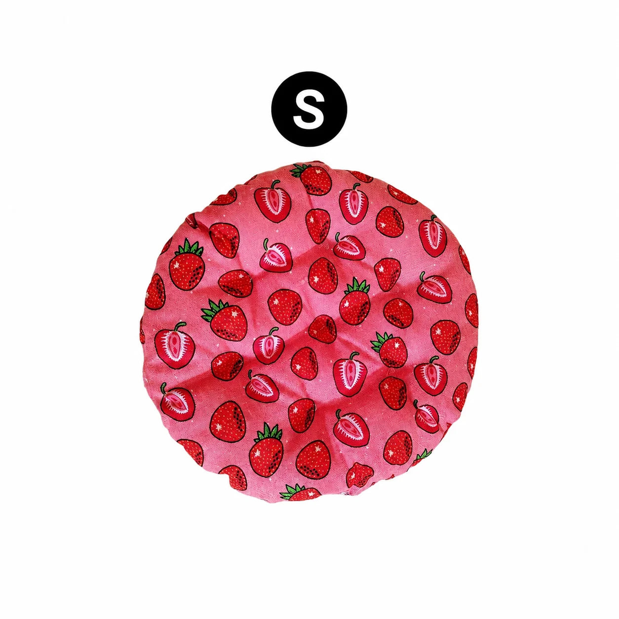 Fruit Print Round Breathable Hamster Bed Cushion Nest For Small Pets