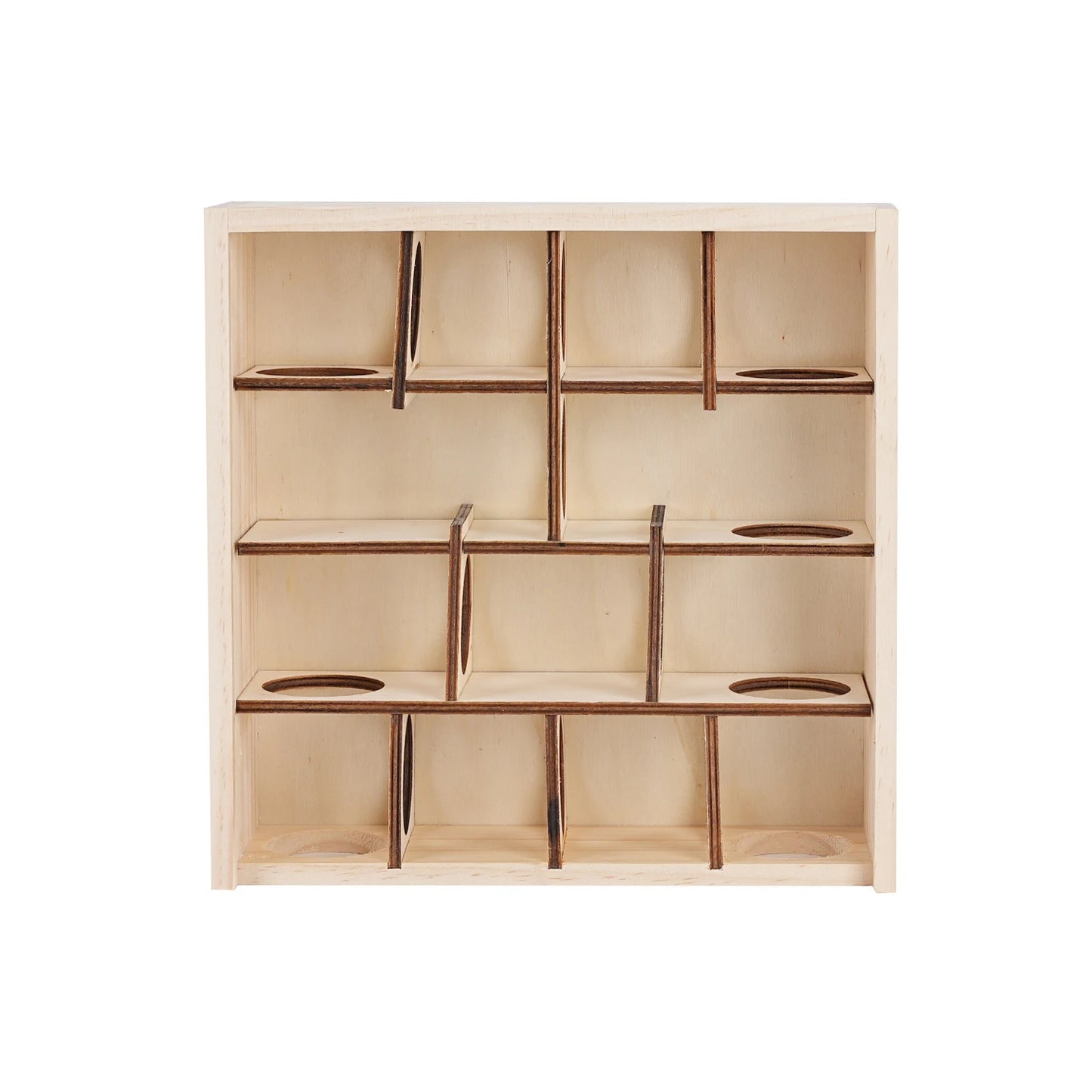 Natural Wood Hamster Maze Toy For Enrichment And Tunnels