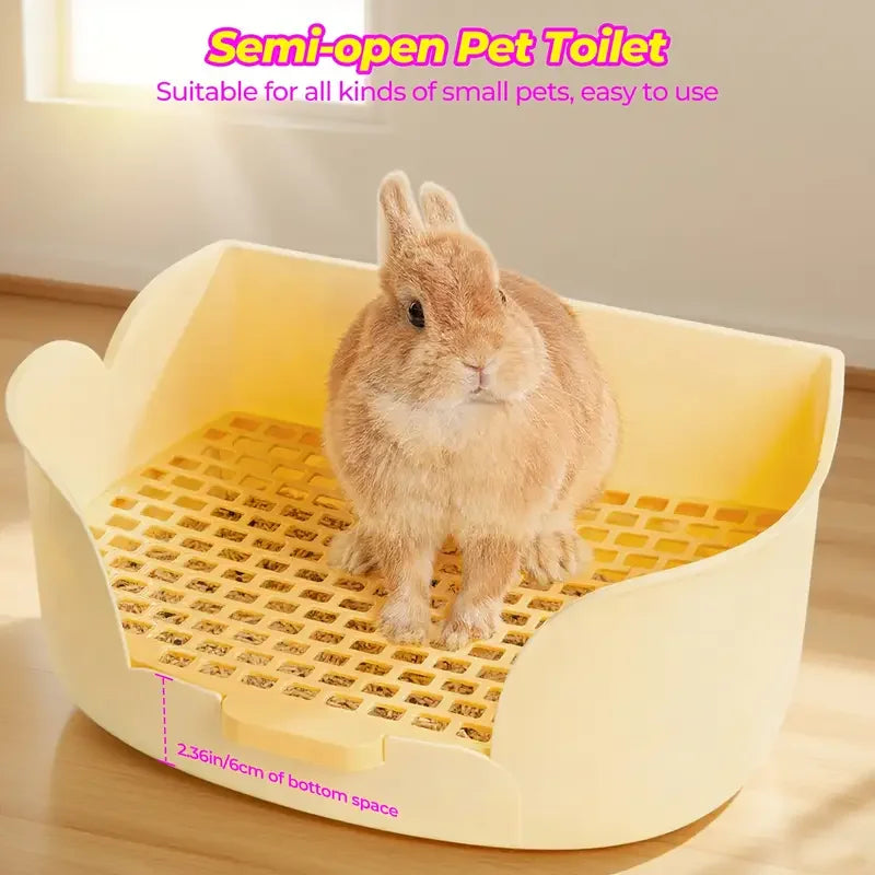 Rabbit Litter Box Potty Corner Trainer For Animals
