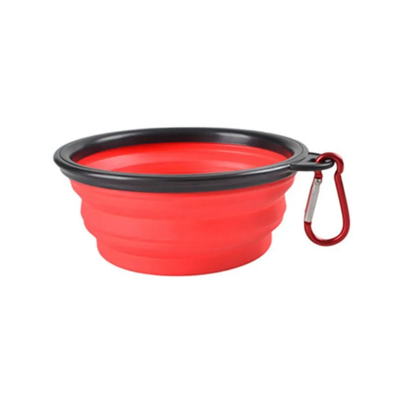 Pet Travel Collapsible Bowl Durable TPR For Cats And Dogs