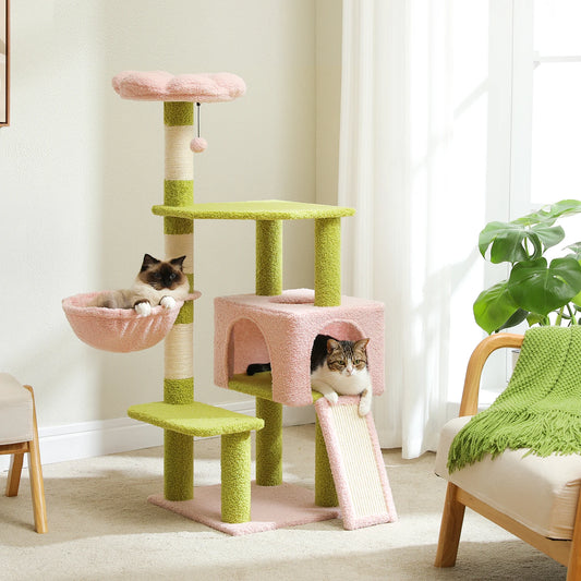 PAWZ Road Flower Cat Tree Multi Level Tower With Sisal Scratching Posts