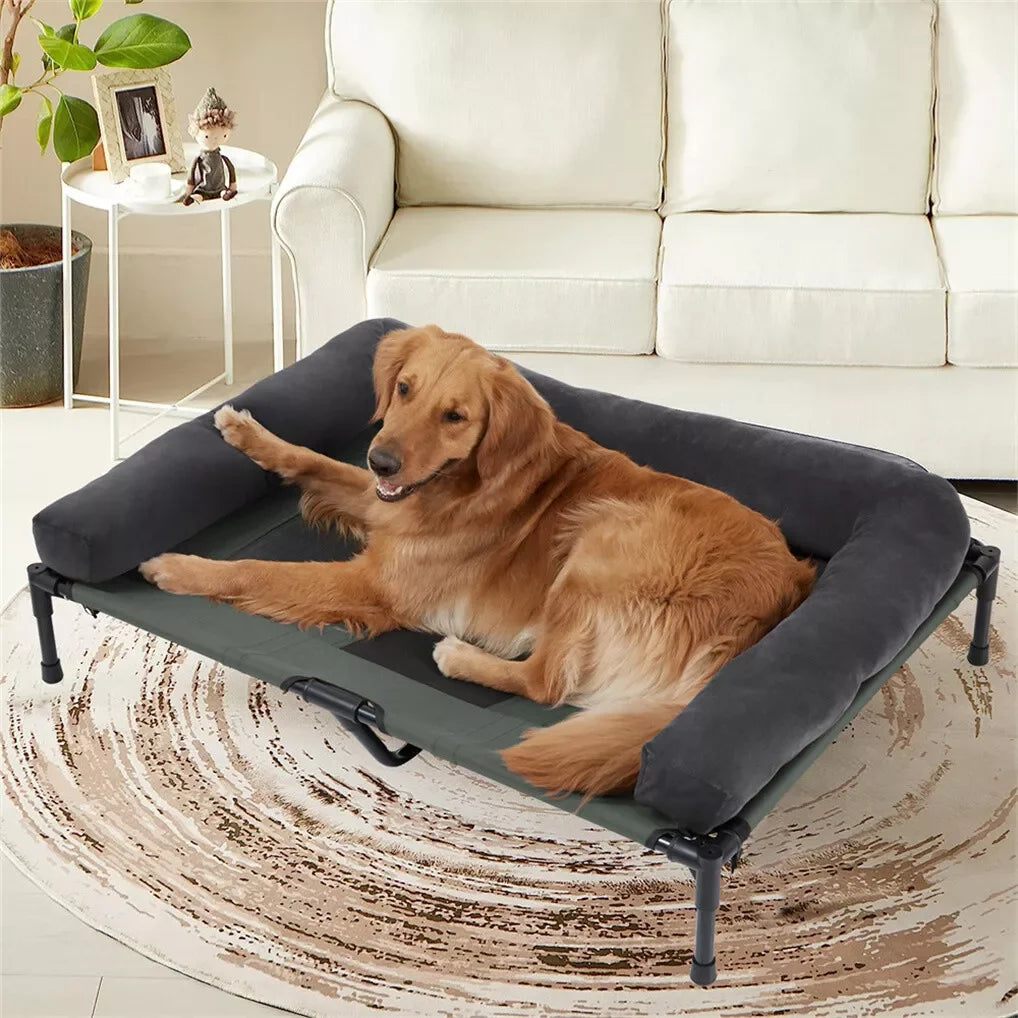 BINGOPAW Elevated Cooling Dog Bed With Breathable Mesh Cot