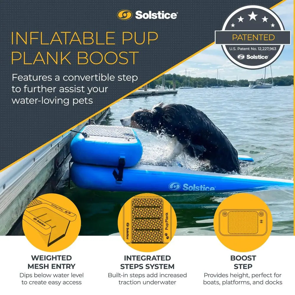 Inflatable Pup Plank Dog Water Ramp For Boats And Docks