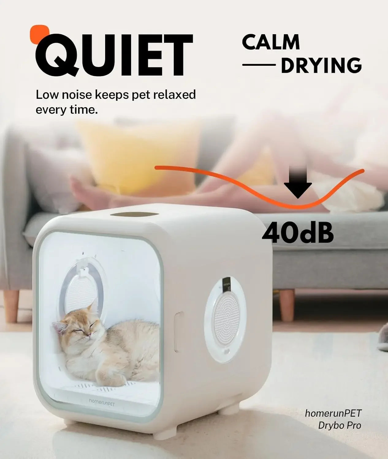 Quiet Automatic Pet Dryer Box For Cats And Dogs Premium
