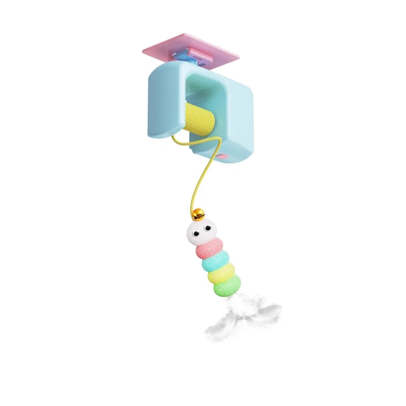 The New Type Of Cat Electric Smart Hanging Door Toy Is A Self-entertainment Entertaining And Cat-teasing Wonder