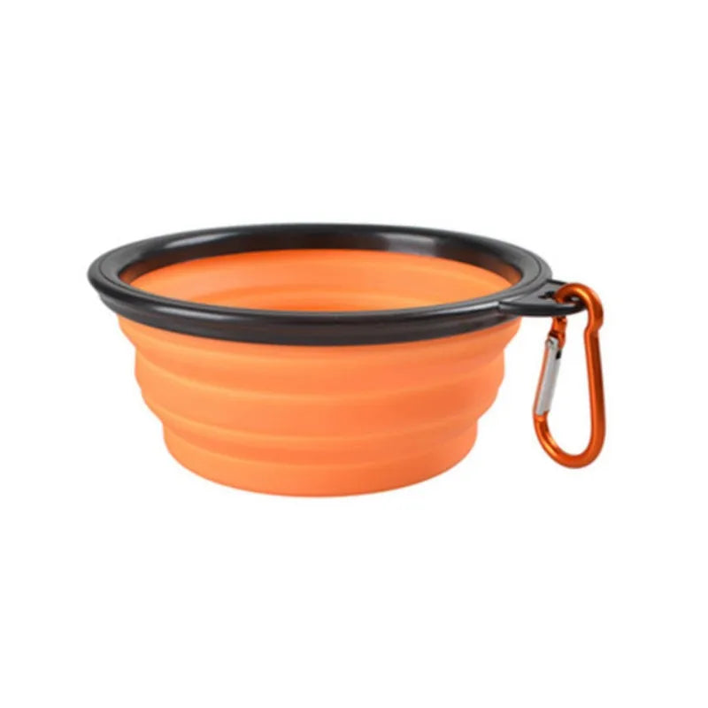 Pet Travel Collapsible Bowl Durable TPR For Cats And Dogs
