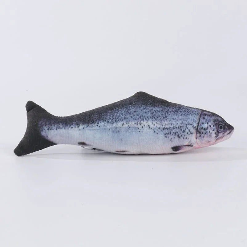 Cat Teasing Toy Simulation Fish Plush Chew Toy For Cats